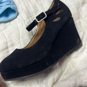 Little girls wedges